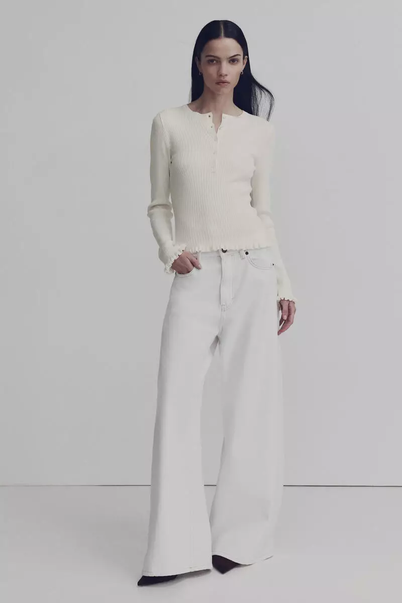 Rib-knit top