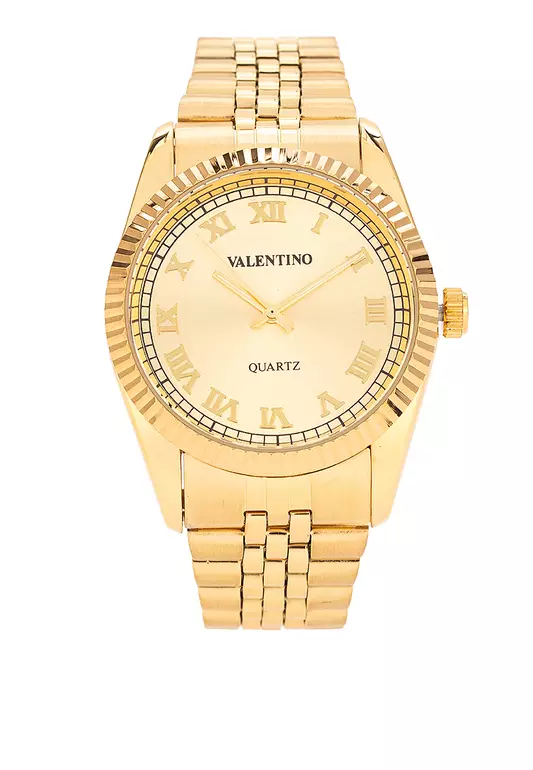 Analog Watch 20122402-Gold - Gold Dial