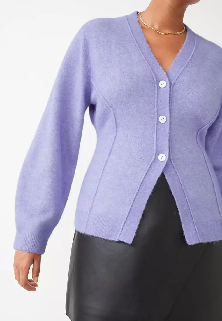 Fitted Wool Cardigan