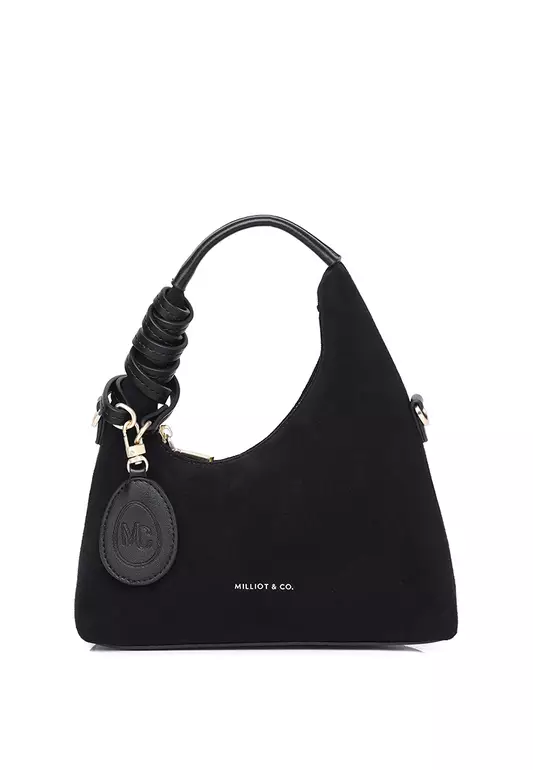 Sunova Faux Suede Mini Top Handle Bag