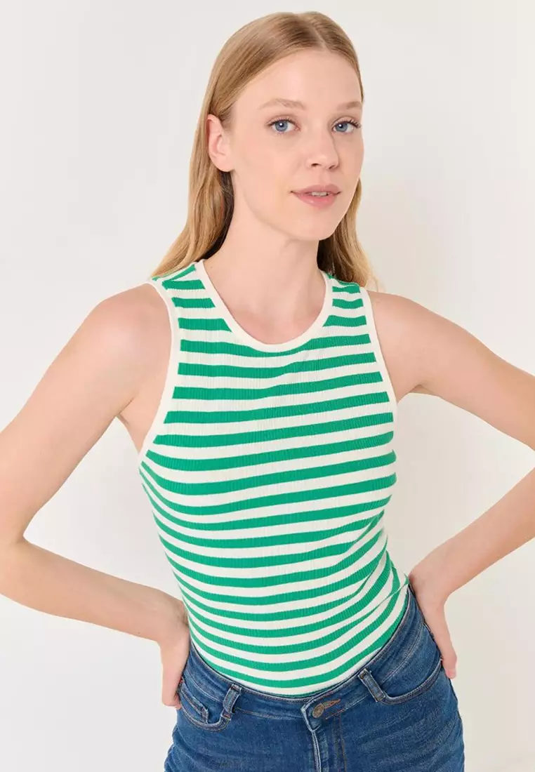 Buy Jimmy Key Stripe Tank Top 2023 Online | ZALORA Singapore