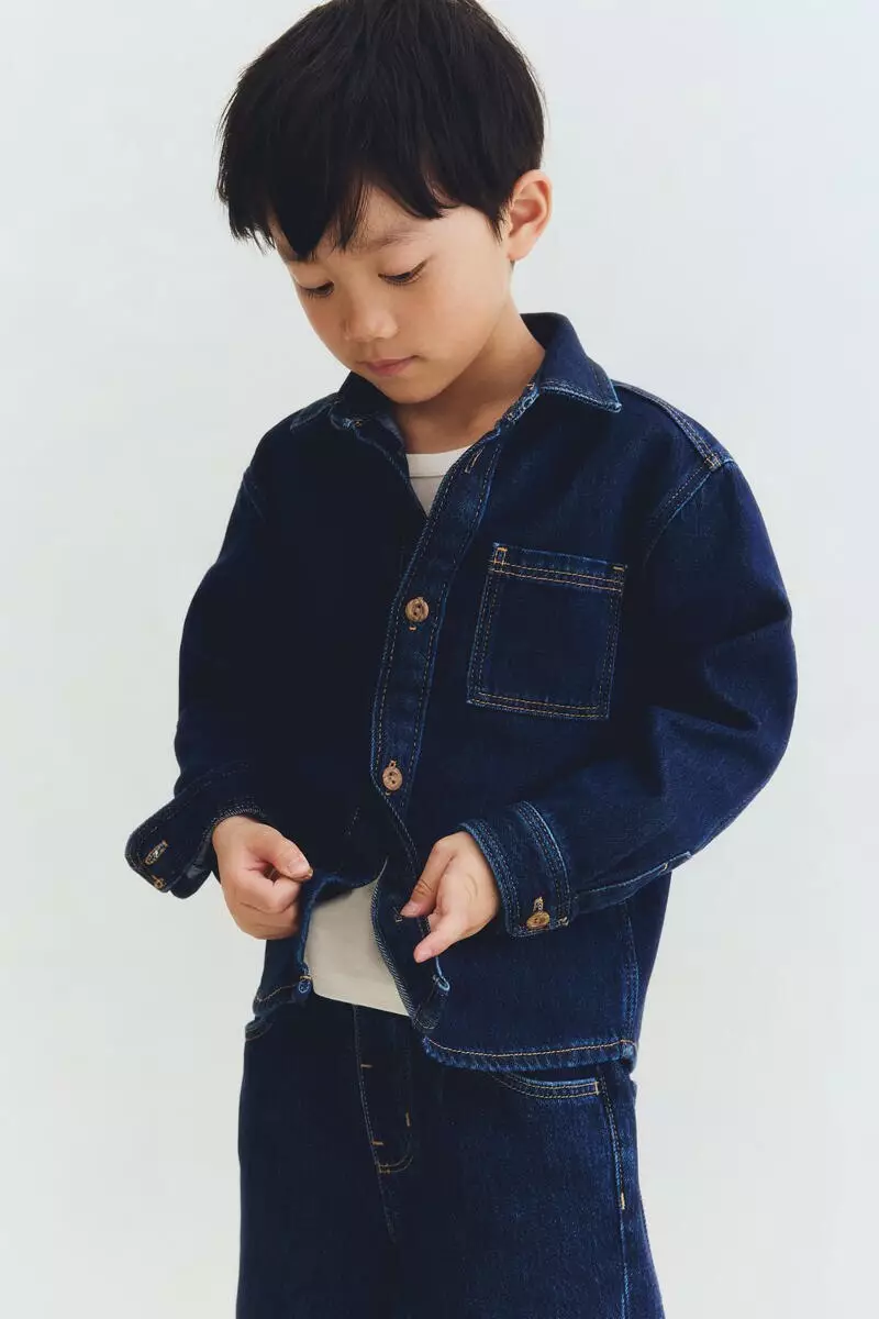 Denim overshirt