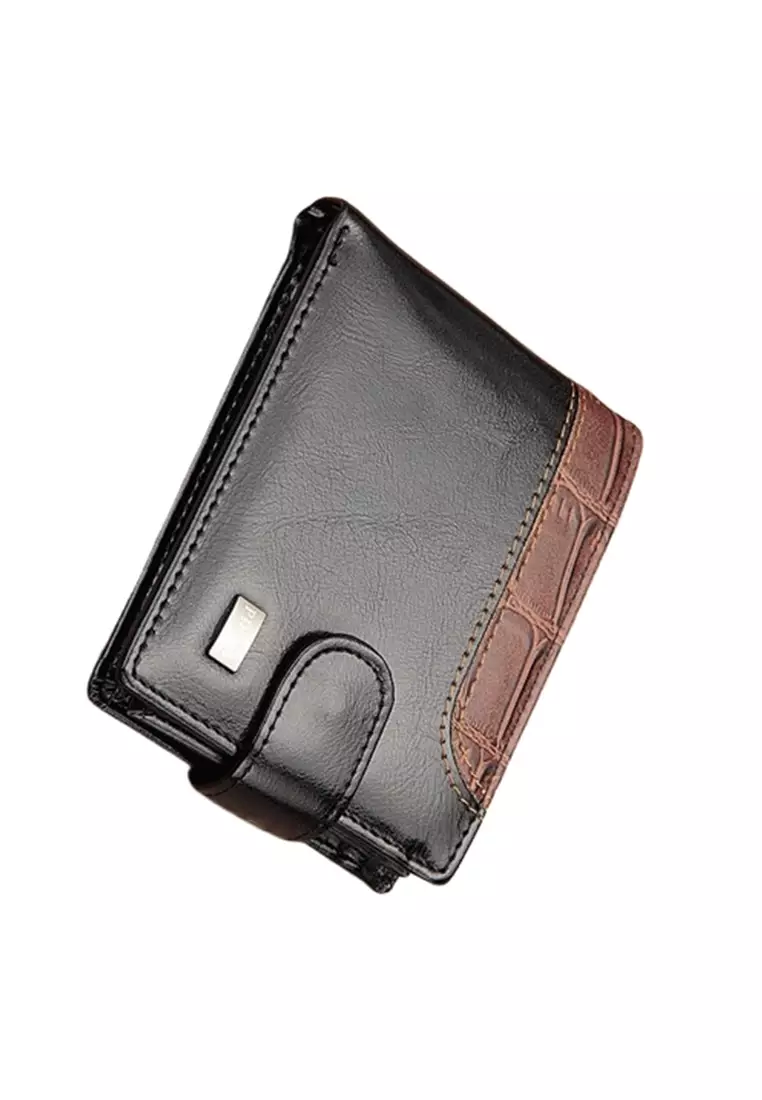 Dompet Fashion Pria Vintage Hasp Material PU Leather ORIGINAL