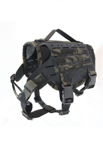 Kiloninerpets black and multi M4 Tactical MOLLE Vest Laser Cut (XXS) 82B05ESC50DD35GS_1