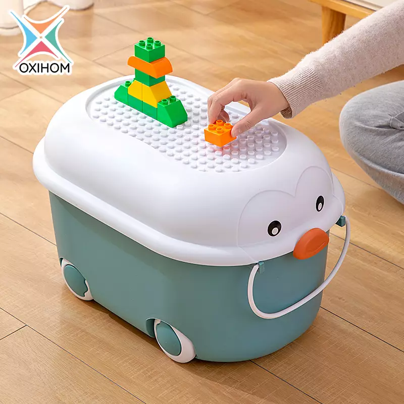 Jual Oxihom Oxihom Container Box Plastik Kotak Penyimpanan Mainan Anak ...