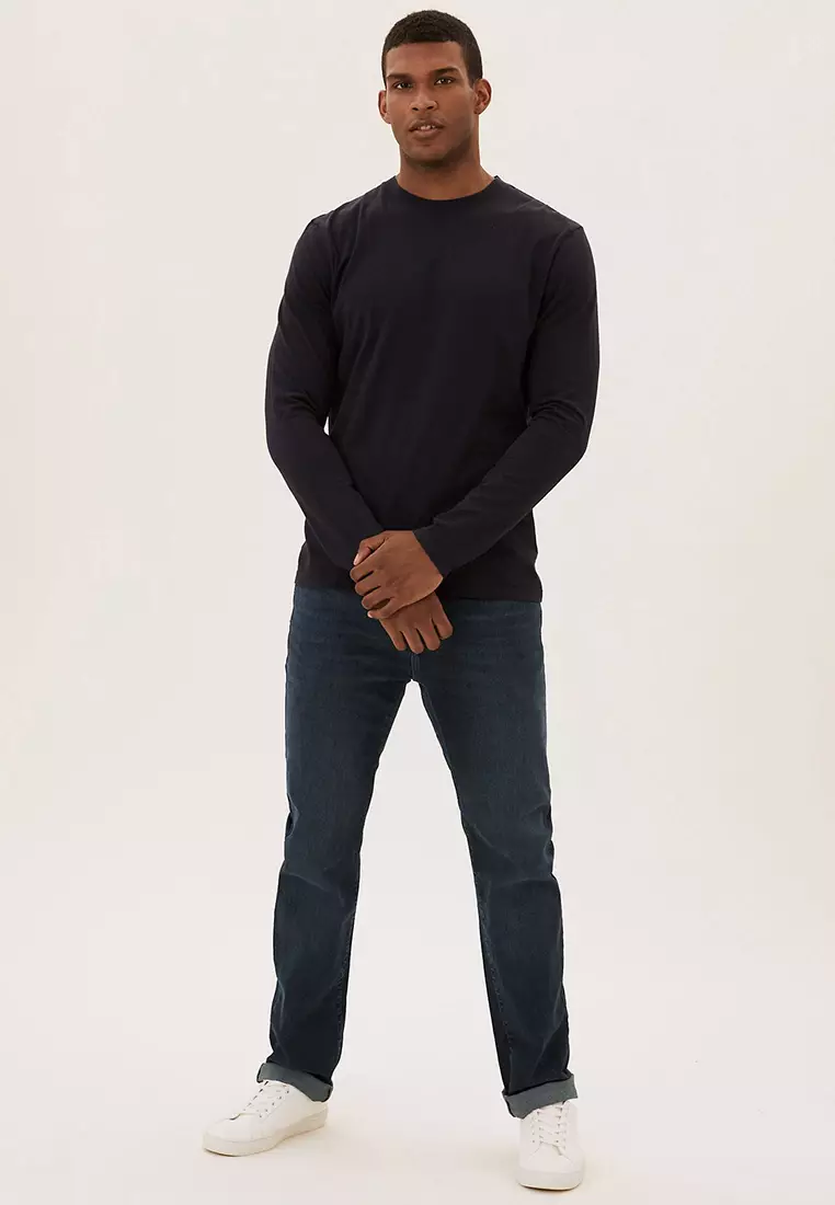 Regular Fit Stretch Jeans with Stormwear