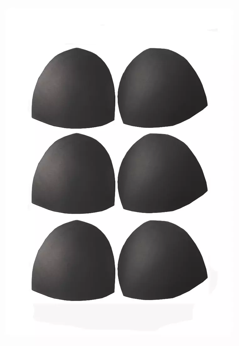 Women Removable Sport Bra Insert Pads Replacement Bra Pads 3 Pairs in Set