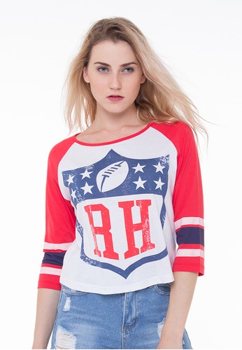 Rave Habbit T-Shirt RH Rugby Red