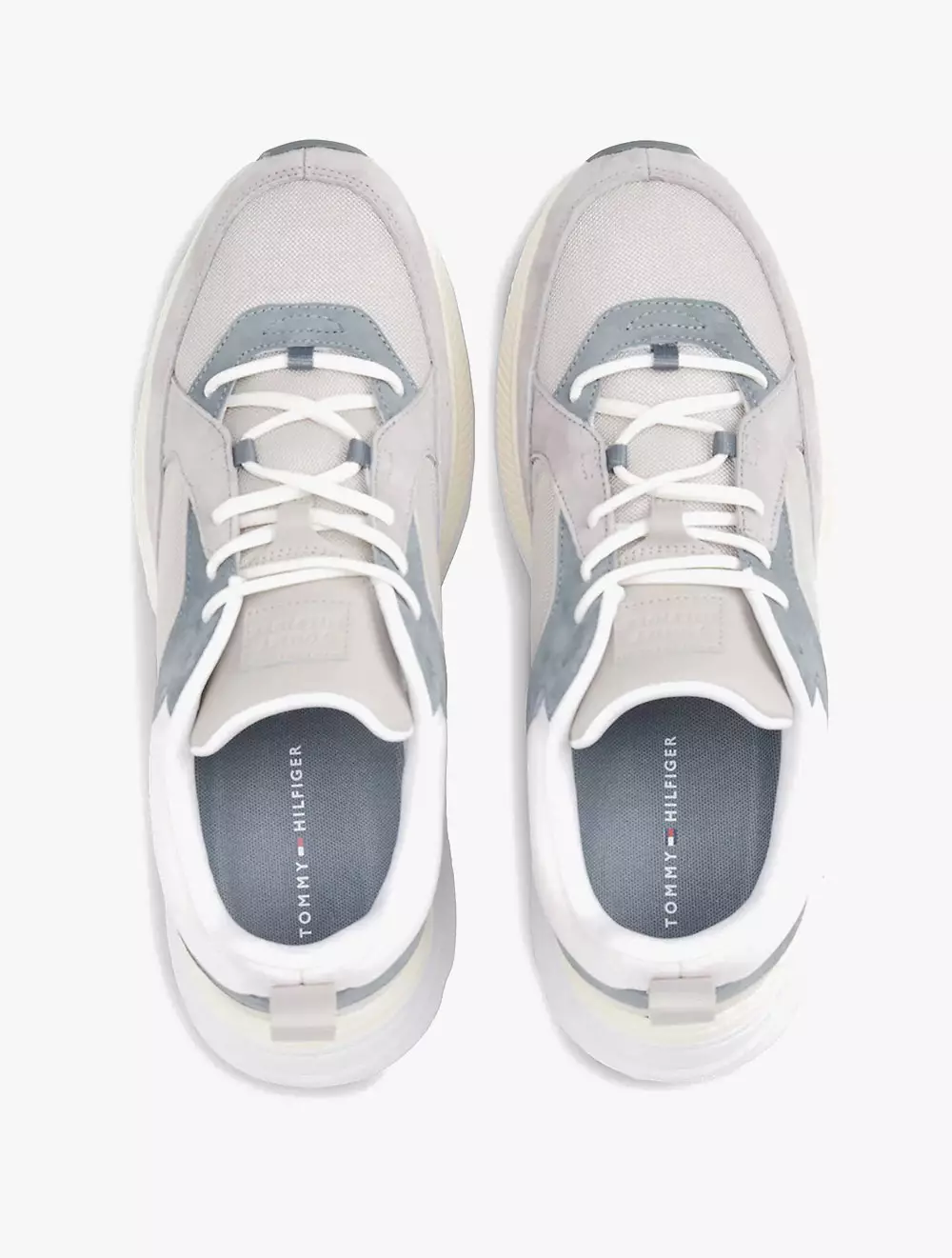 Tommy Hilfiger - Contrast Texture Runner Sneaker - Grey