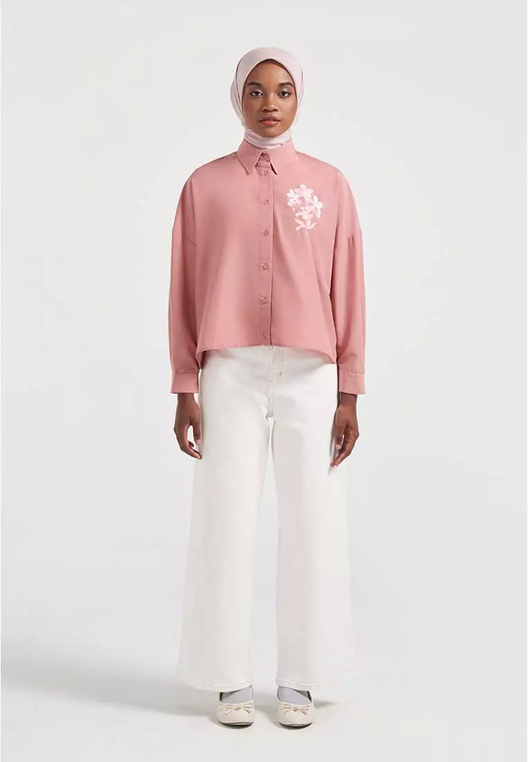 Ria Miranda Dusty Pink Archio Shirt
