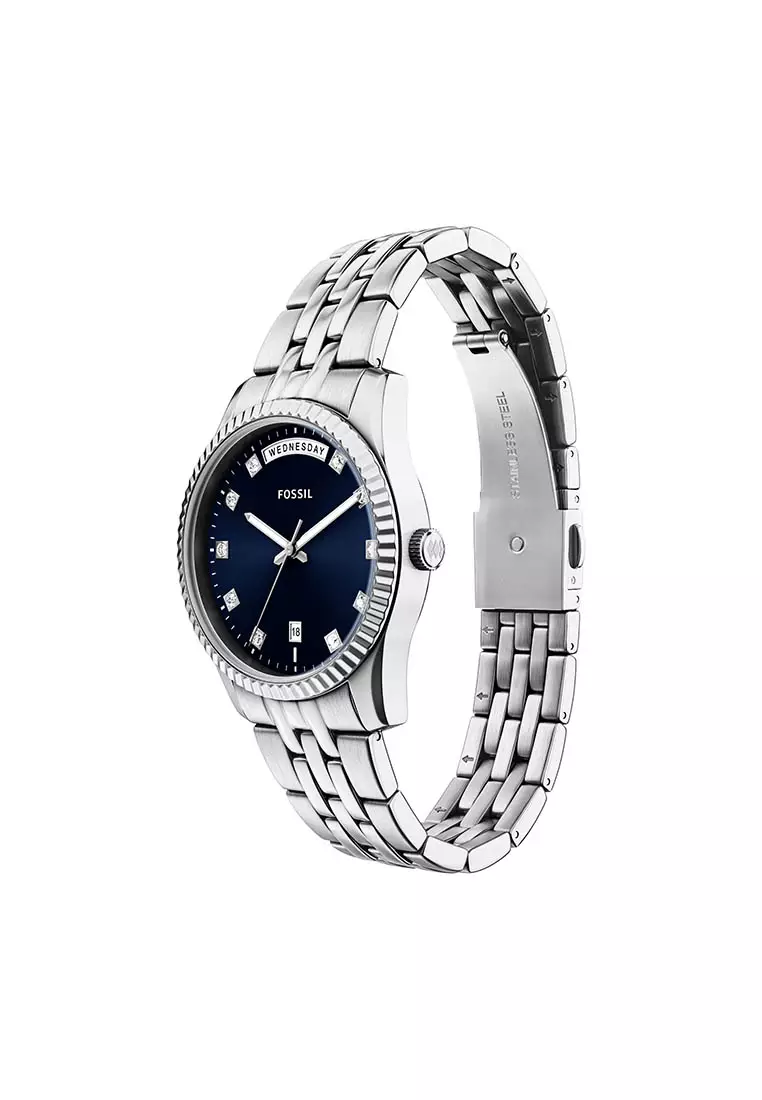 Scarlette Silver Stainless Steel Watch Es5457