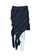 SELF-PORTRAIT blue self-portrait Knee Length Stripes Skirt in Navy 8B293AA9849689GS_2