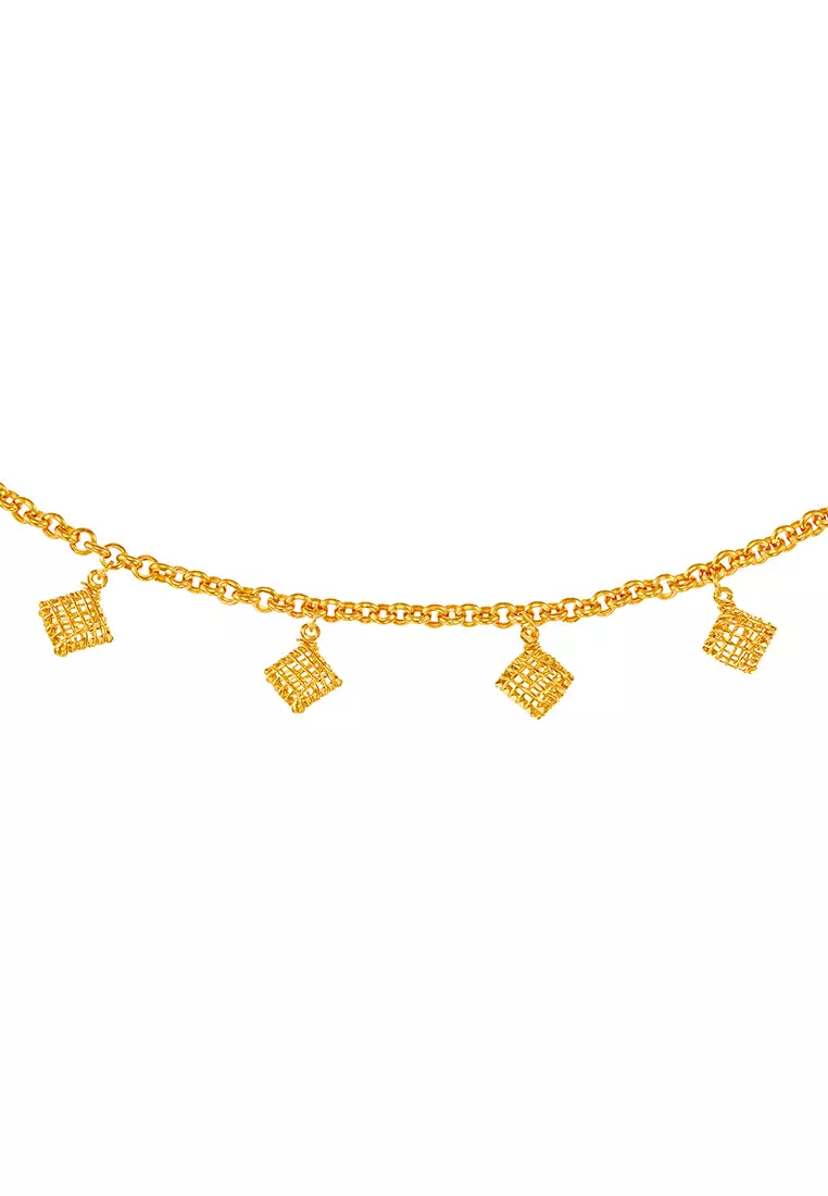 HABIB 916/22K Yellow Gold Bracelet (for baby) TWSK-011224