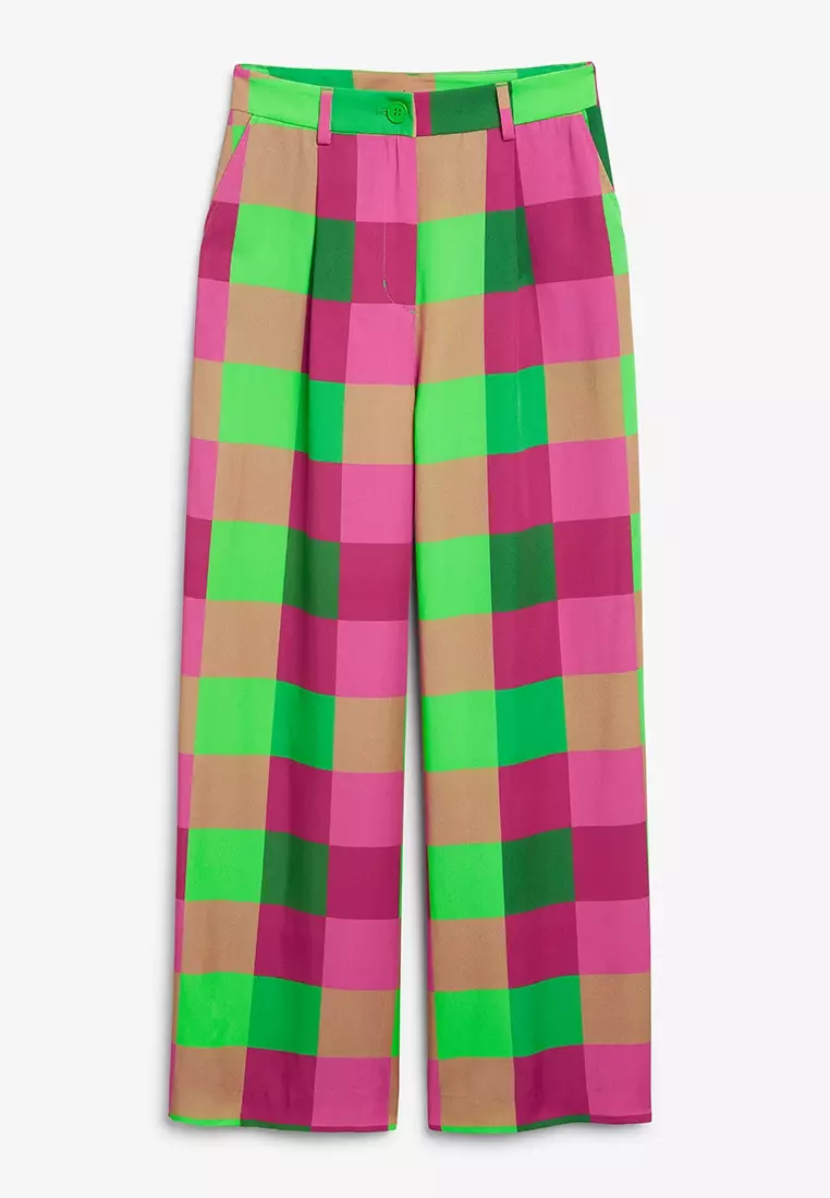 Buy Monki Wide Leg Trousers Online | ZALORA Malaysia