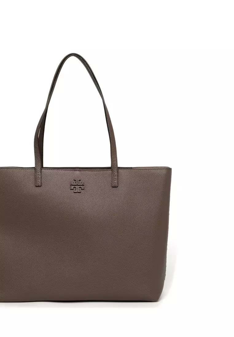 tory burch tote brown leather