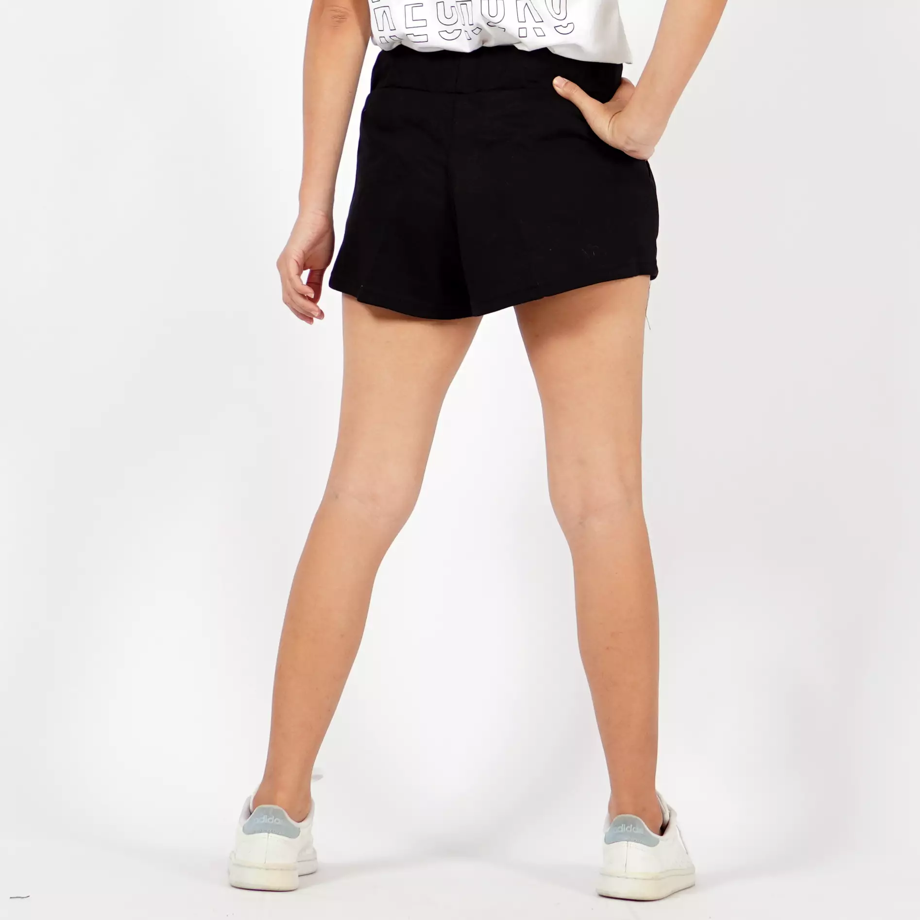 OLIVE Celana Olahraga Celana Lari Sexy Celana Tenis Wanita - Hitam