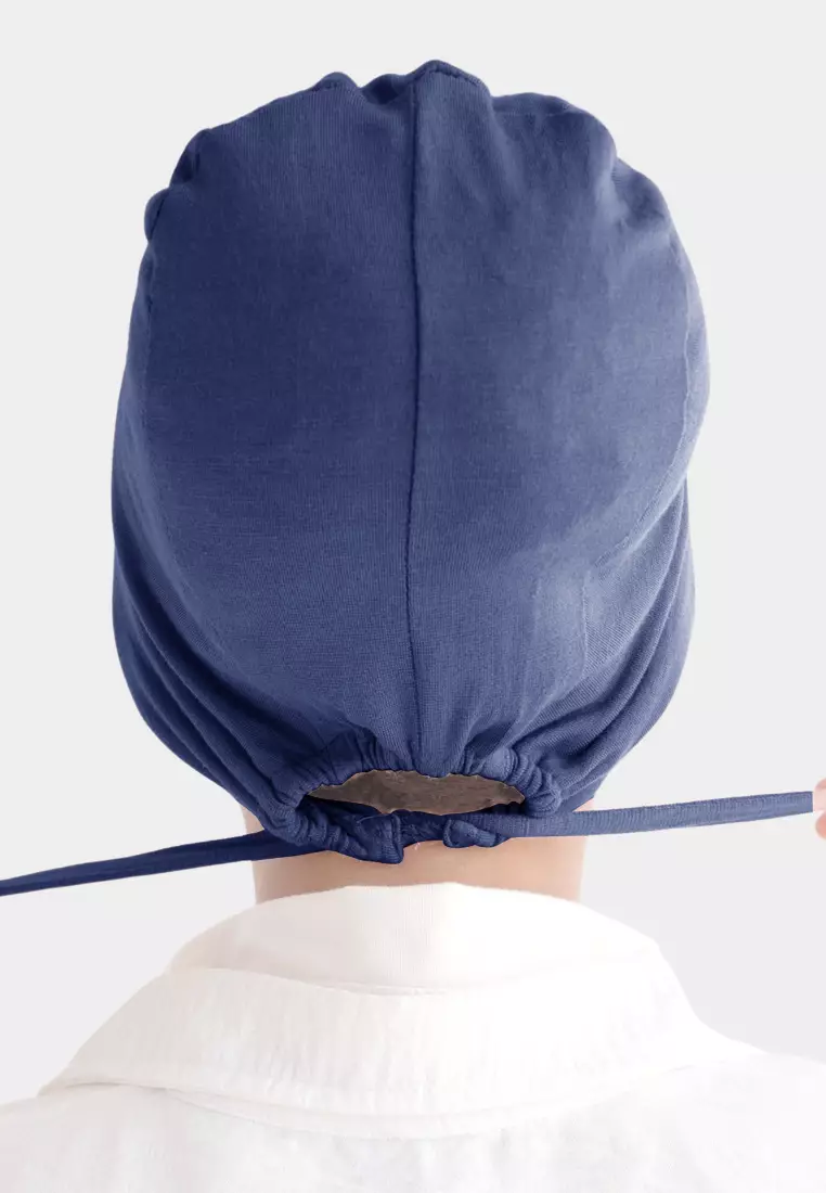 Ciput Tali Inner Hijab Rayon Basic Dalaman Hijab - Navy
