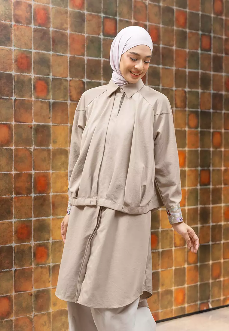 Kami Bluma Layered Tunic Latte