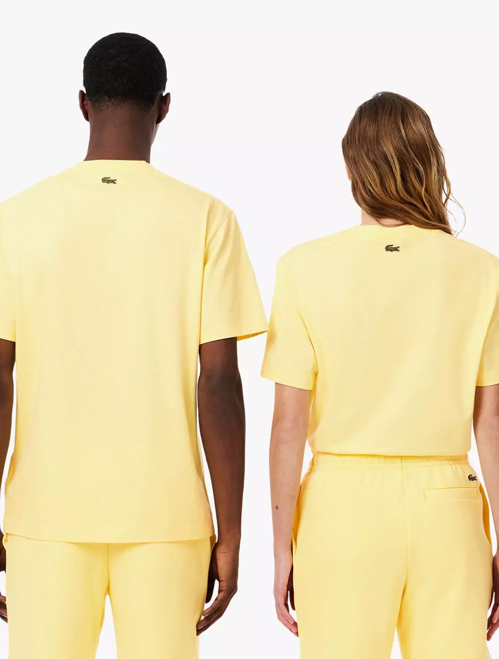 Signature Print Cotton T-Shirt - Yellow