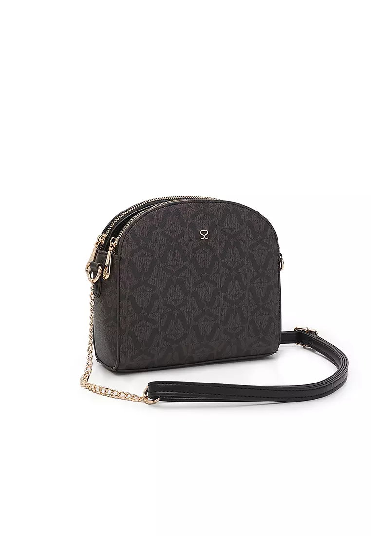 Women's Sling Bag / Crossbody Bag - Black