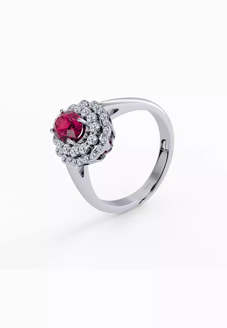 Vinstella Mariella Radiant Ruby Women Ring