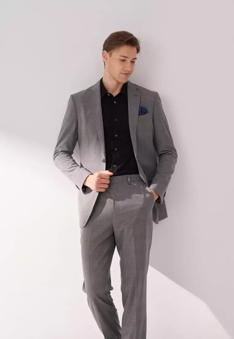 經典黑彈力針織襯衫