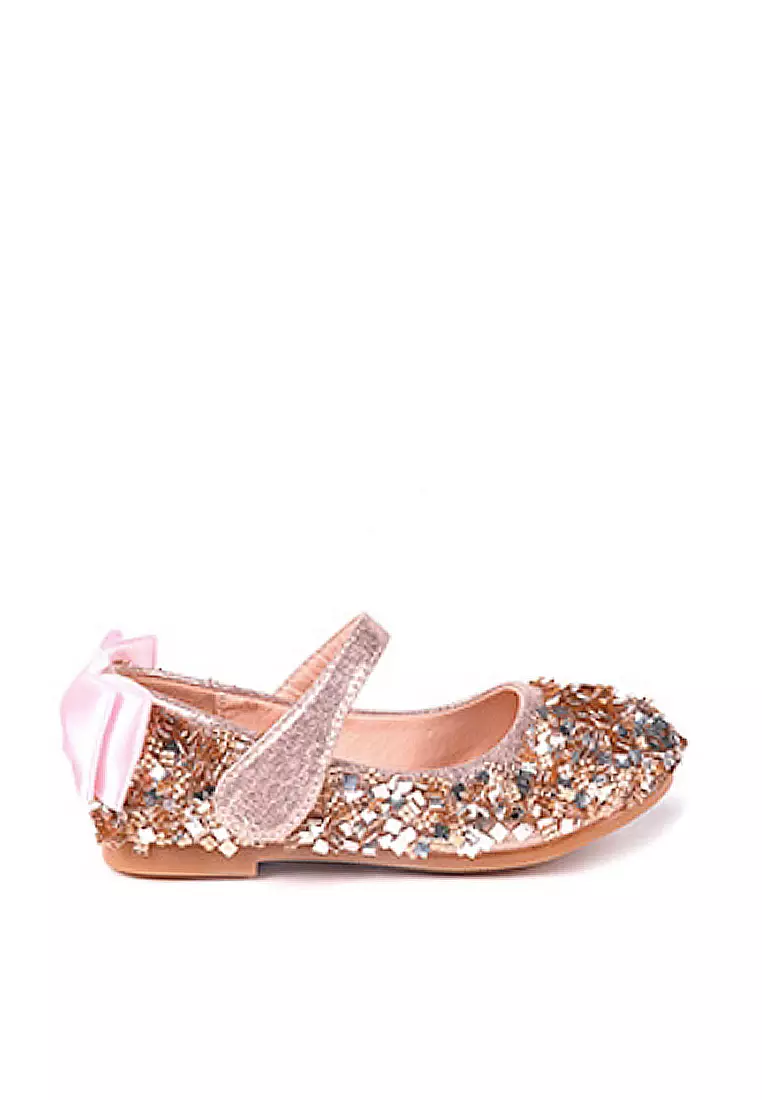Discount on Twenty Eight Shoes  shoes - SKU: VANSA Sequins Rhinestone Ballet Flats  VSK-F85