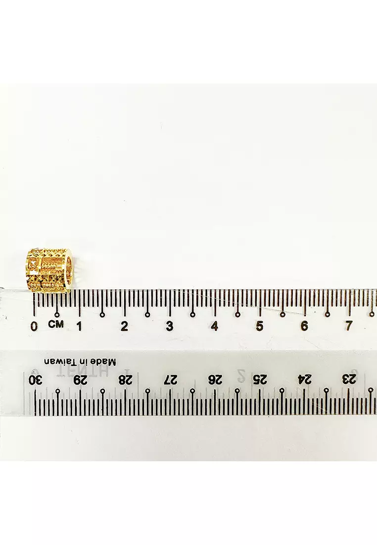 916/22K Gold Abacus Pendant B73