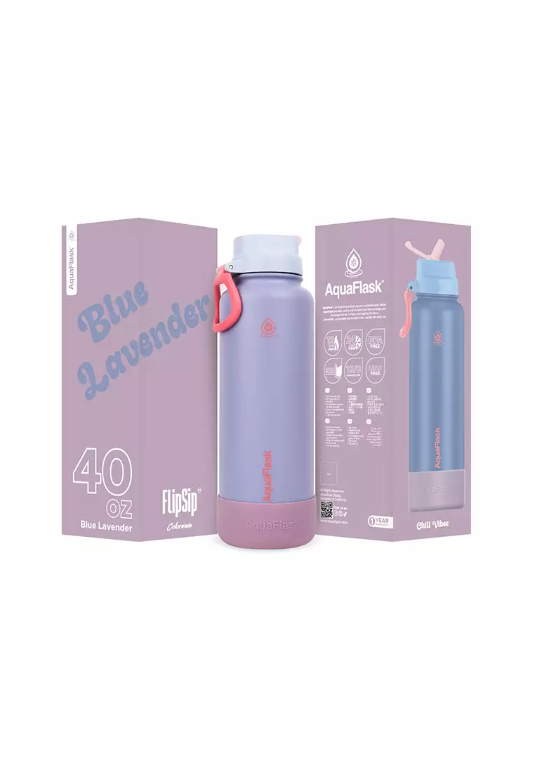 40oz Blue Valender Colorwave Flip Sip Lid Collection