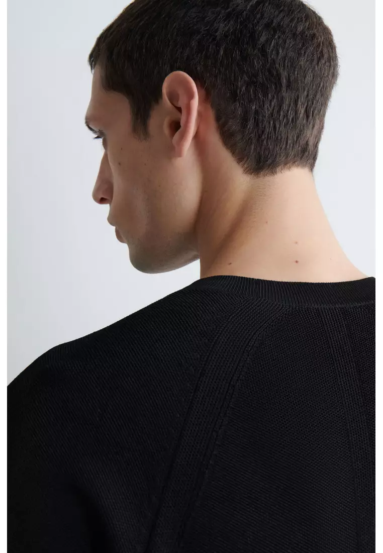 DOUBLE-FACED KNITTED T-SHIRT