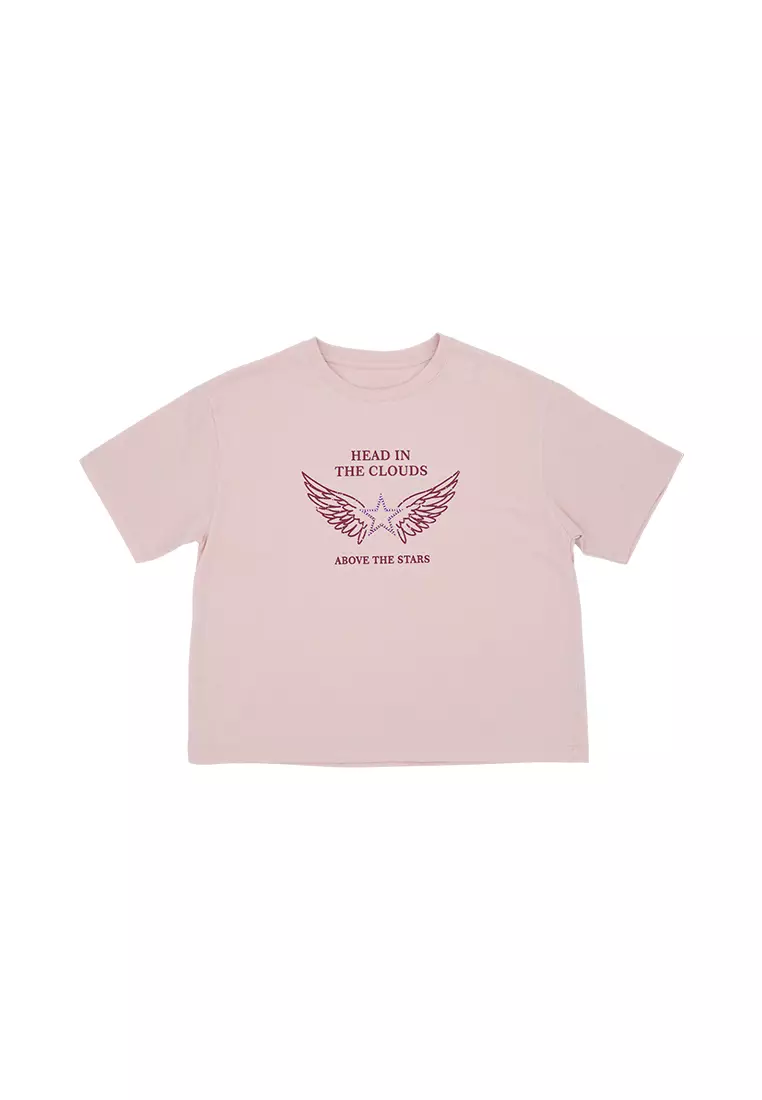 Ladie's Graphic T-shirt "Head in the Clouds"