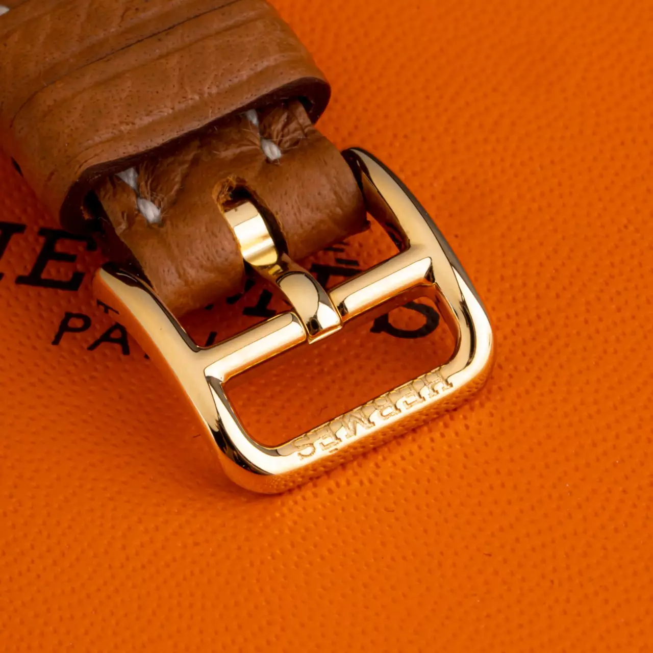 H-Hour Watch Mini Watch Epsom Gold Chestnut Ghw