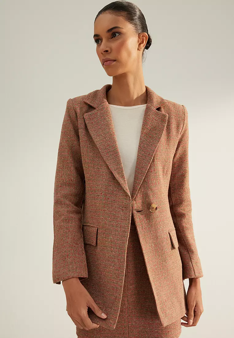 Next deals tweed blazer