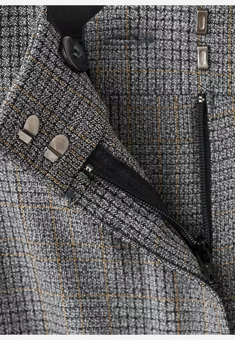 Mid-Rise Suit Trousers