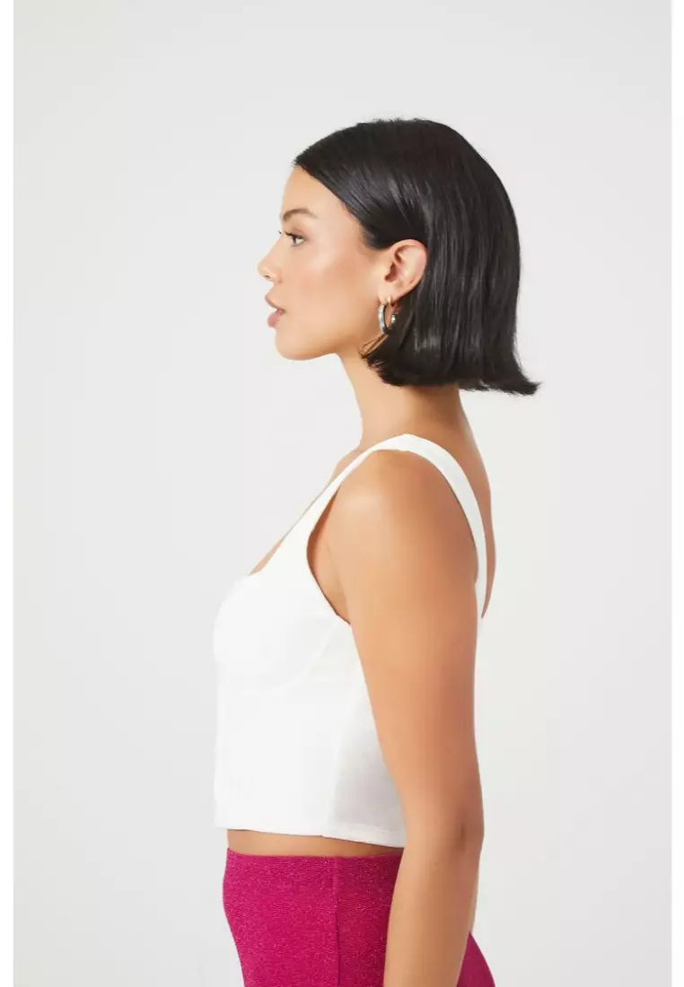 Forever 21 discount velvet crop top