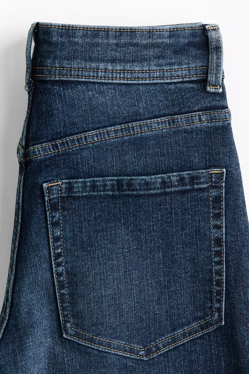 Wide High Waist Ankle Jeans