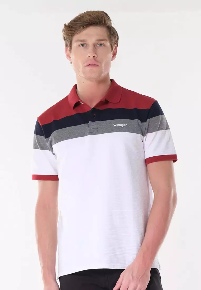Wrangler Men's Multicolor Polo Shirt