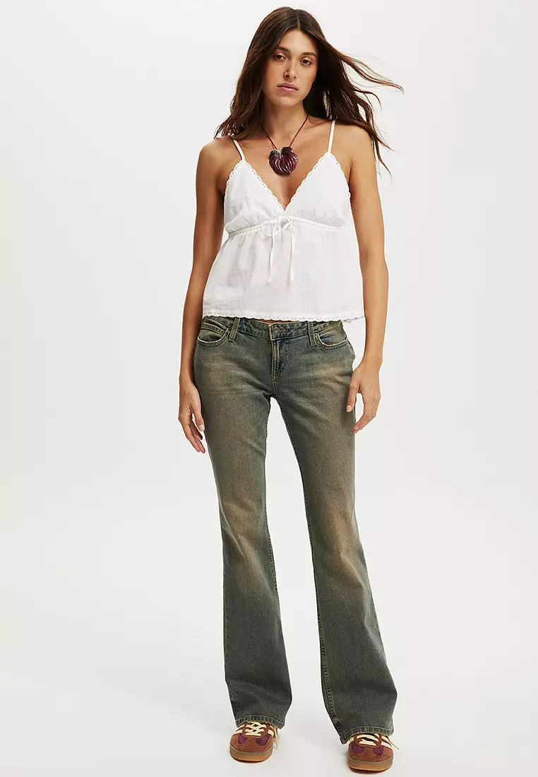 Low Rise Bootcut Jeans