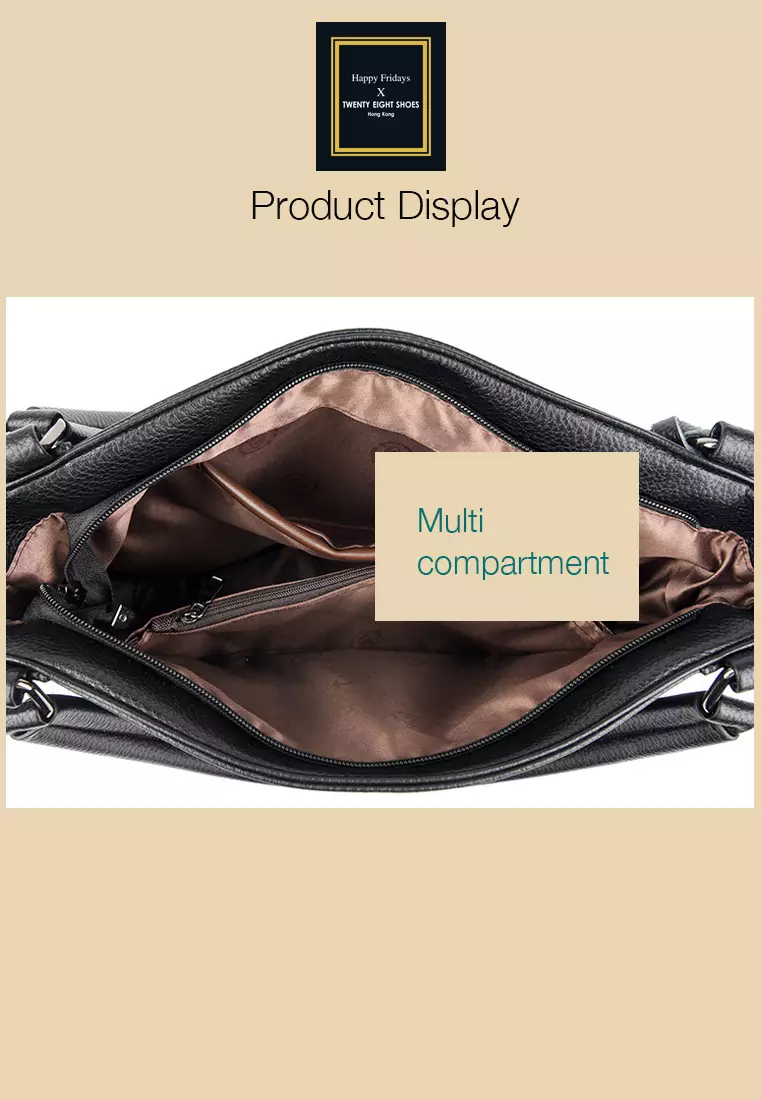 Fashionable Faux Leather Three Way Handbag JW HD-6256