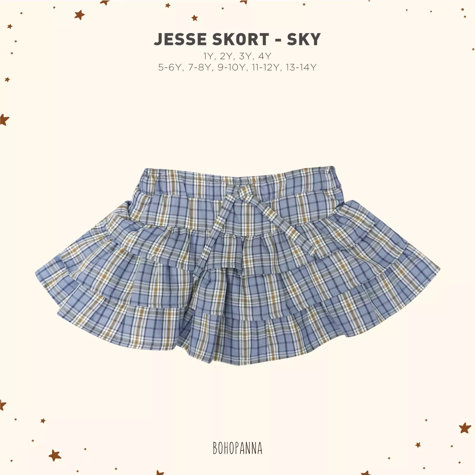 BOHOPANNA - JESSE SKORT - CELANA ANAK PEREMPUAN