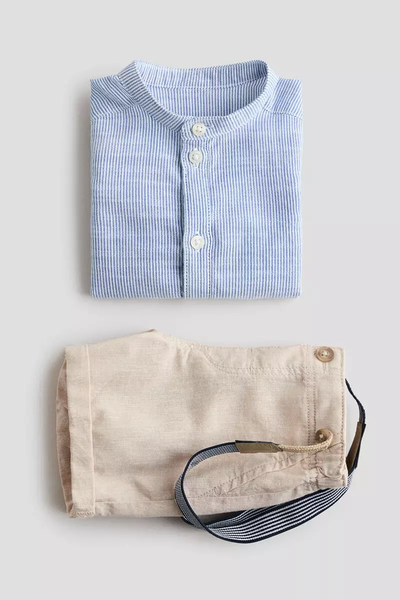 2-piece set with braces