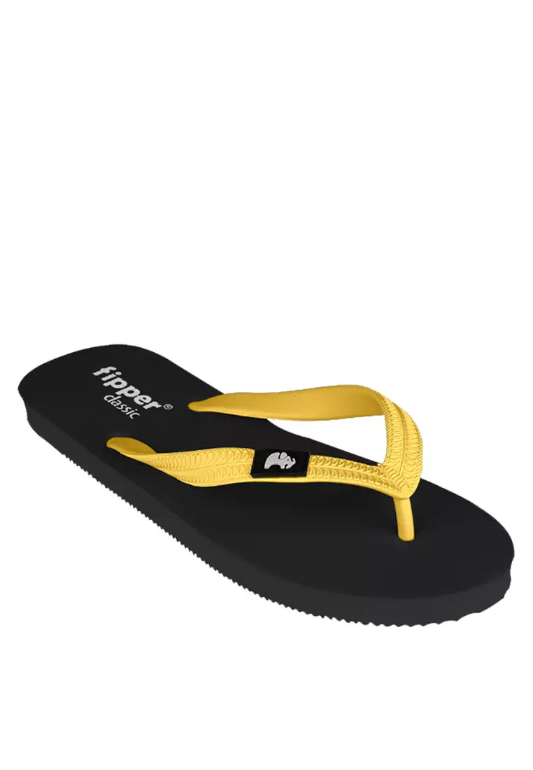 Jual Fipper Slipper Fipper Classic Black Yellow Original 2024