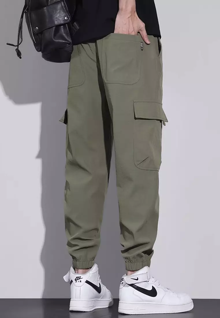 Drawstring Casual Jogger Pants