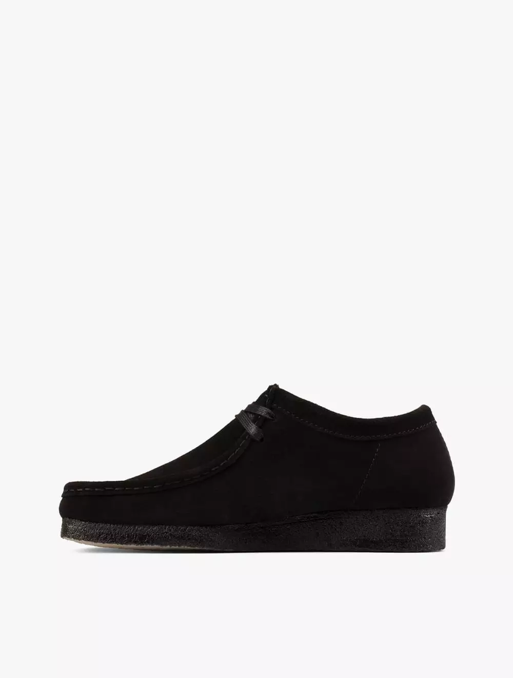 Clarks Wallabee Men's Sneakers- Black Sde - Black