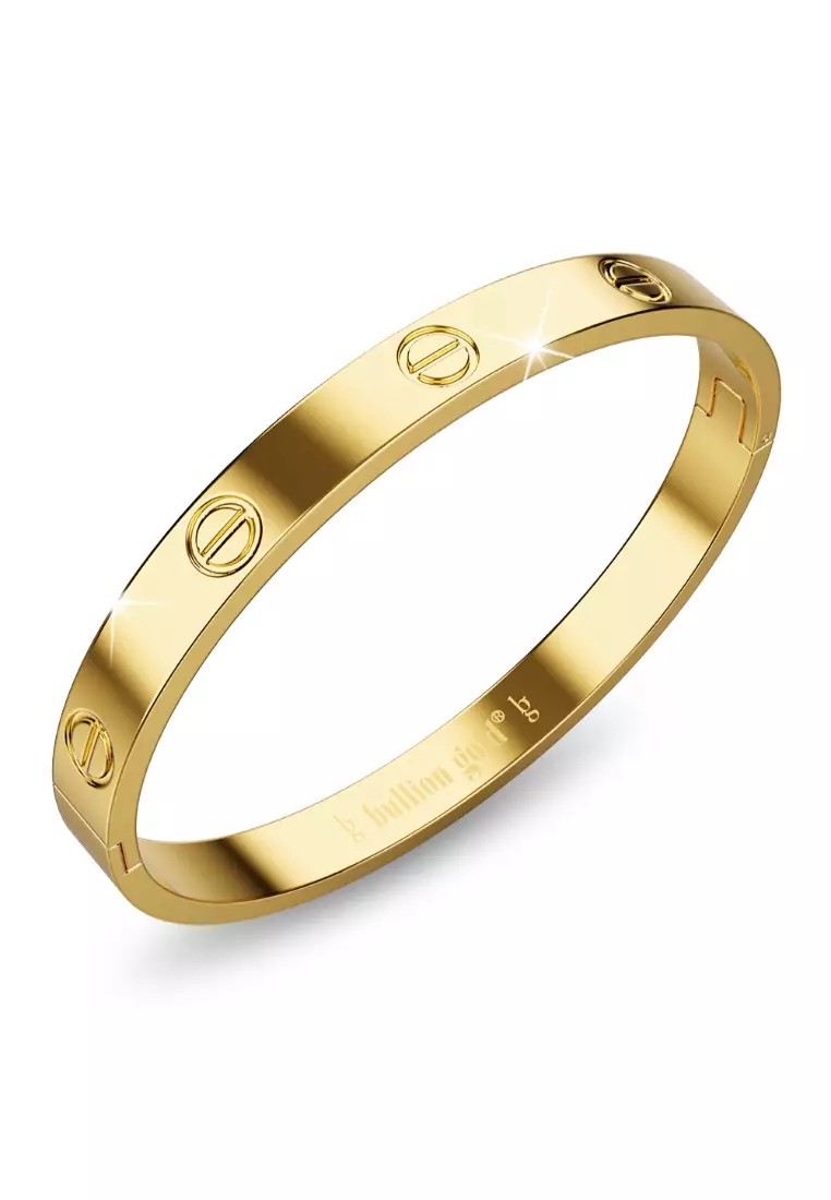 Buy Bullion Gold BULLION GOLD Carmello Stainless Steel Bangle in