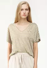 Mermaid/Stripes: Birch Gold