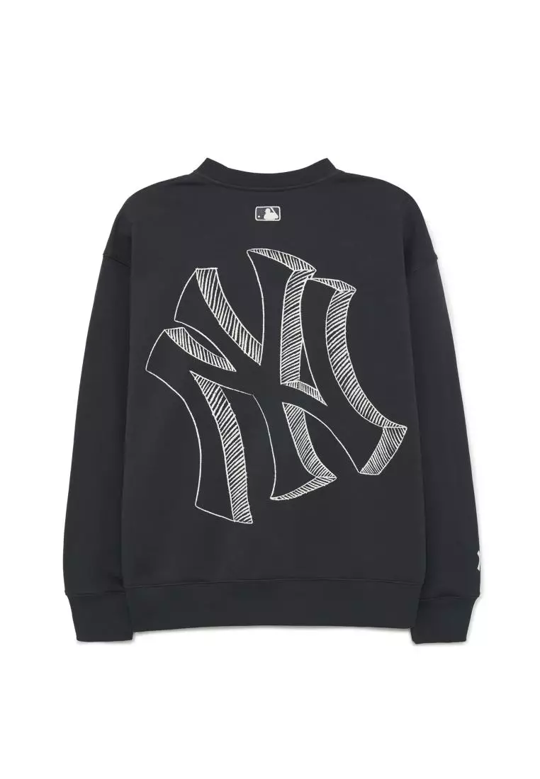 MLB BASIC MEGA LOGO OVERFIT SWEATSHIRTS NEW YORK YANKEES