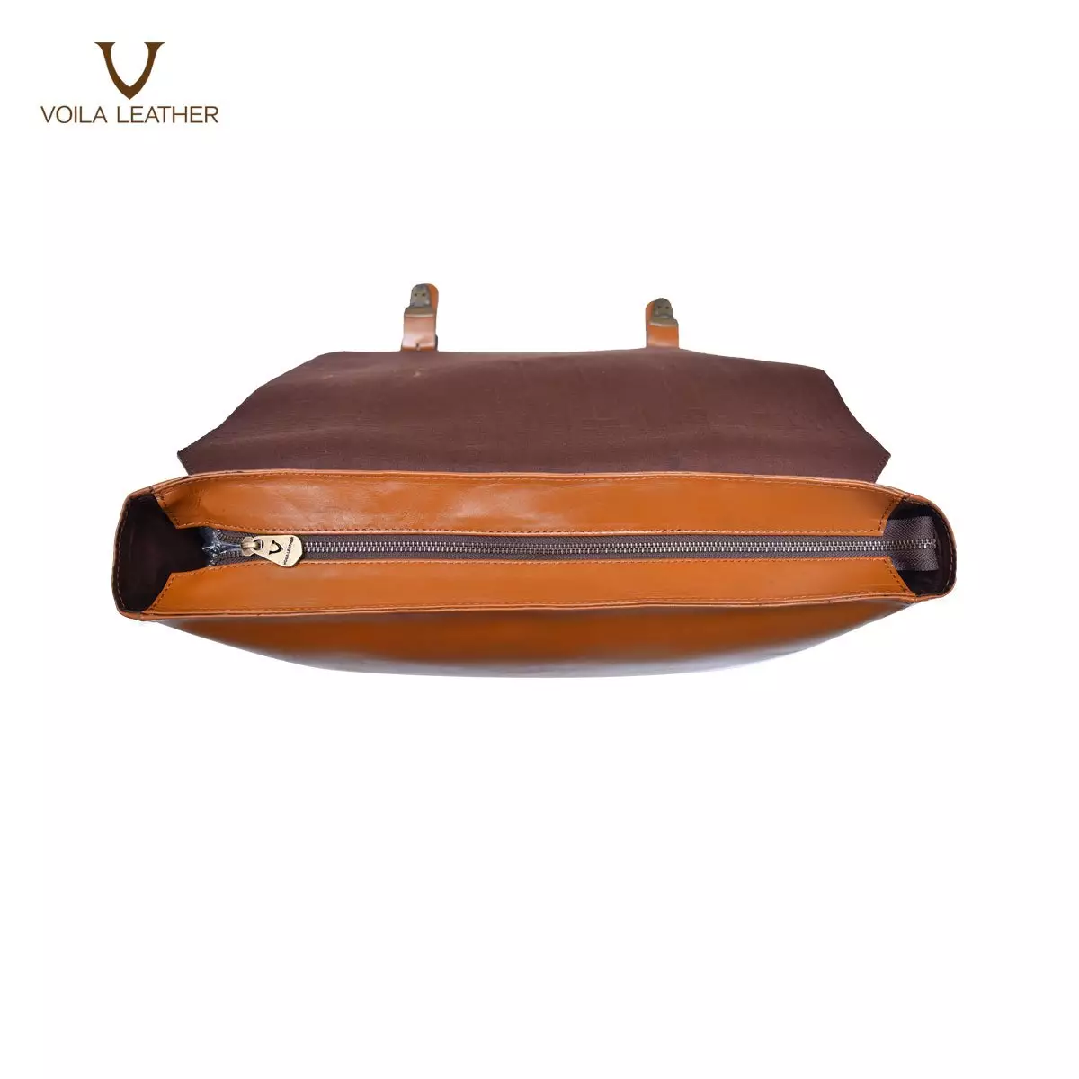 Tas Laptop Kulit Asli 15 Inch Voila Elliot Havana