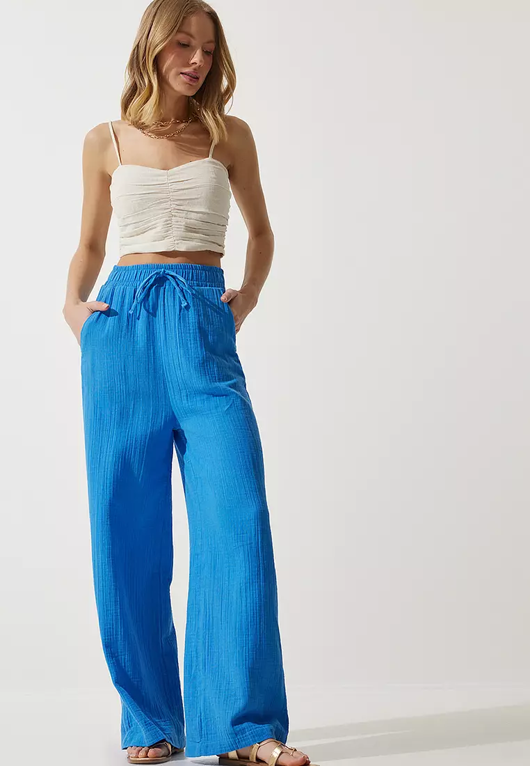 Muslin Palazzo Pants