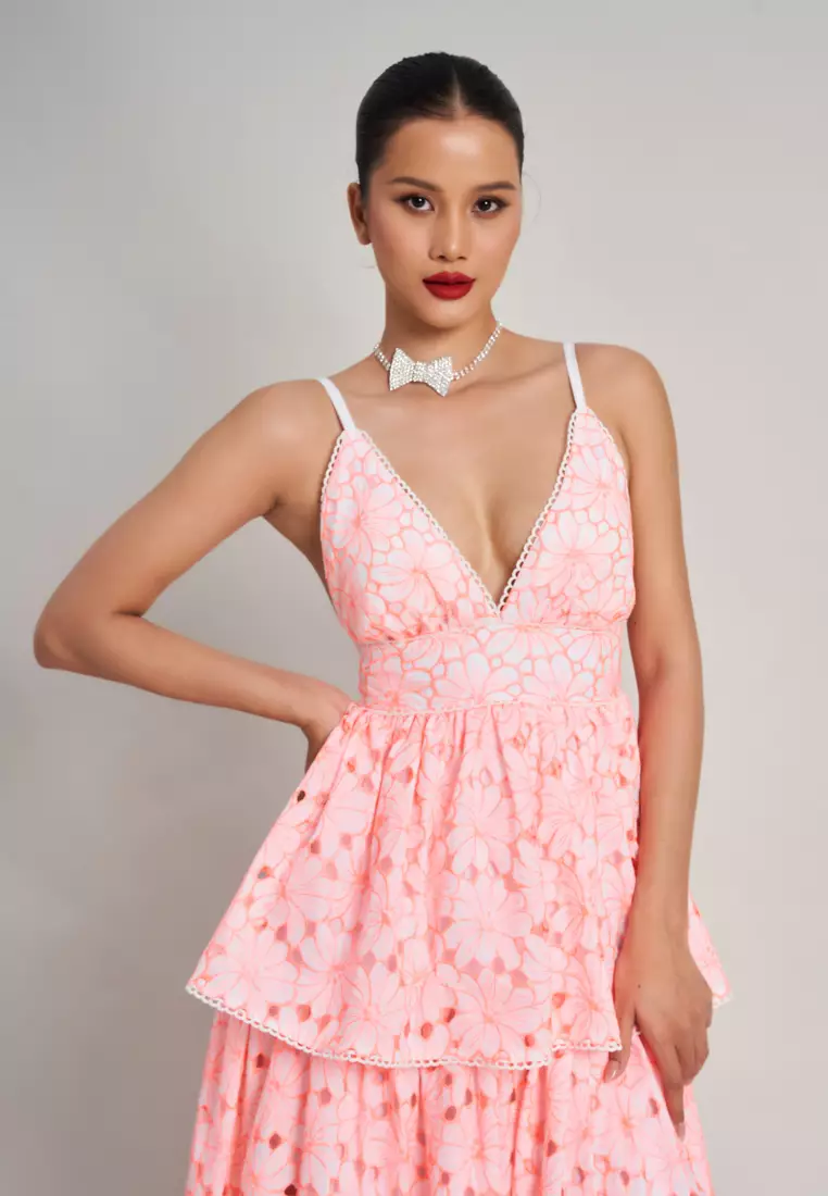 PINK MIDI DRESS